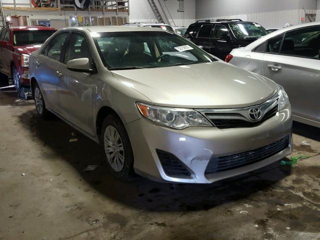 4T4BF1FK2DR320491 - 2013 TOYOTA CAMRY L TAN photo 1