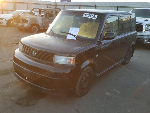 JTLKT324864117137 - 2006 TOYOTA SCION XB შავი ფოტო 2
