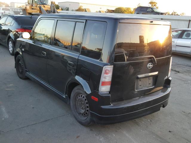 JTLKT324864117137 - 2006 TOYOTA SCION XB შავი ფოტო 3