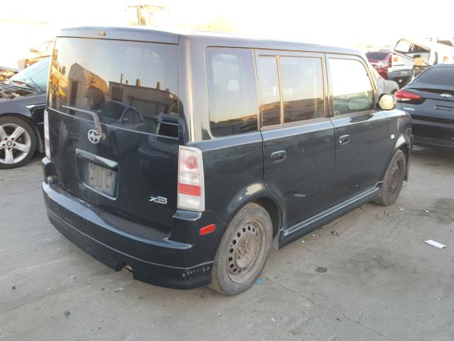 JTLKT324864117137 - 2006 TOYOTA SCION XB შავი ფოტო 4