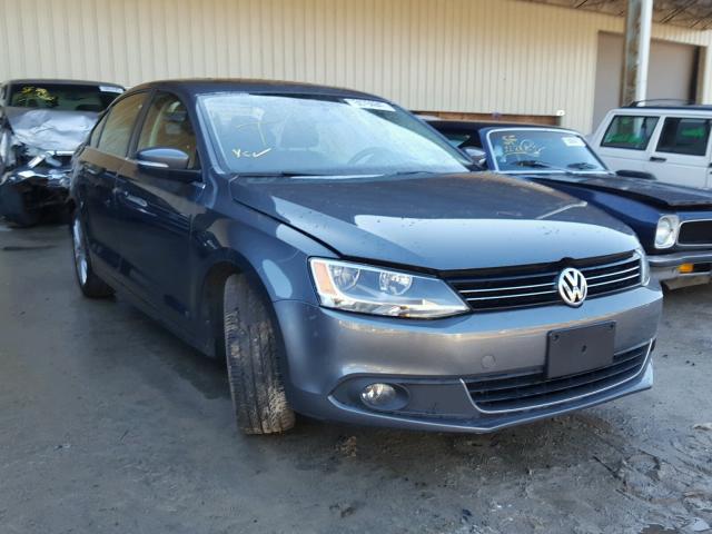 3VWLX7AJ4CM471107 - 2012 VOLKSWAGEN JETTA SEL GRAY photo 1