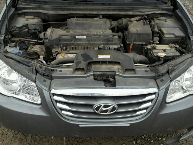 KMHDU4AD5AU970270 - 2010 HYUNDAI ELANTRA BL CHARCOAL photo 7