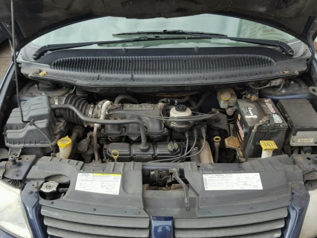 1D4GP24R16B695751 - 2006 DODGE GRAND CARA BLUE photo 7