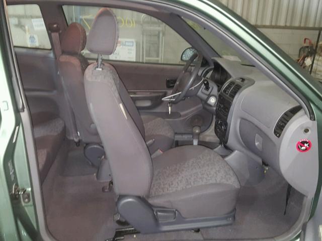 KMHCG35C54U300706 - 2004 HYUNDAI ACCENT GL GREEN photo 5