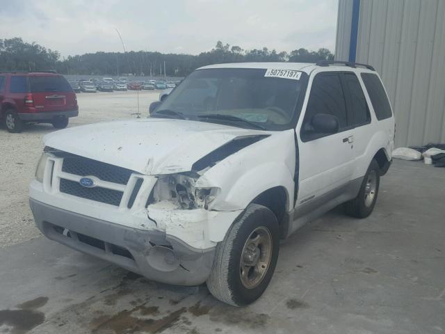 1FMYU60EX1UC79257 - 2001 FORD EXPLORER S WHITE photo 2