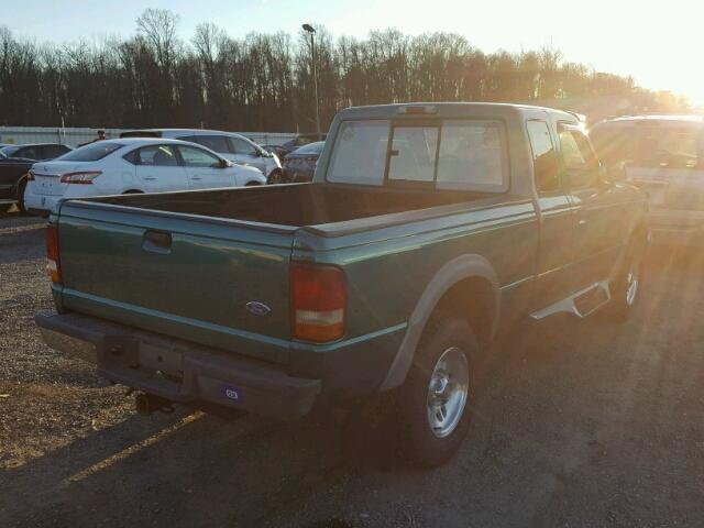 1FTCR15XXVPA01699 - 1997 FORD RANGER SUP GREEN photo 4