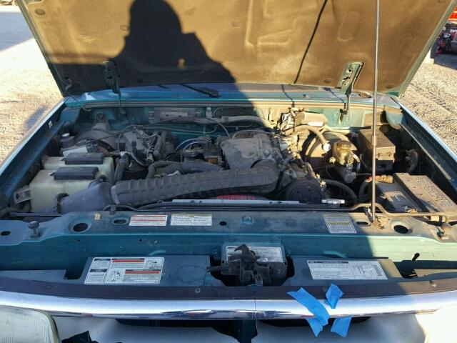 1FTCR15XXVPA01699 - 1997 FORD RANGER SUP GREEN photo 7