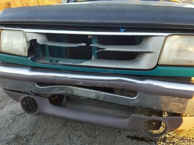 1FTCR15XXVPA01699 - 1997 FORD RANGER SUP GREEN photo 9