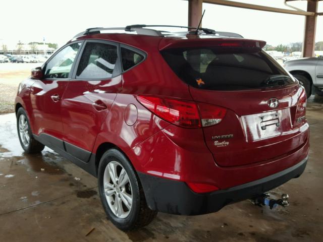 KM8JU3AC2DU728352 - 2013 HYUNDAI TUCSON GLS RED photo 3