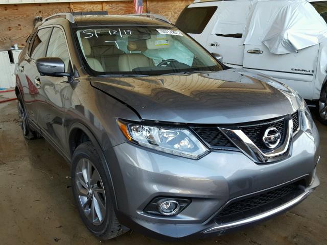 JN8AT2MT1GW022502 - 2016 NISSAN ROGUE S GRAY photo 1