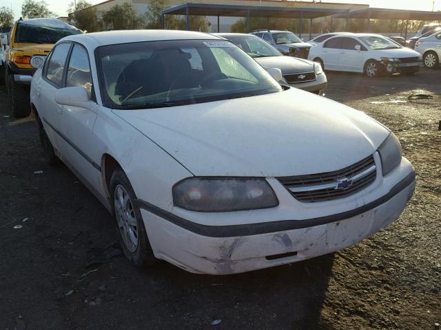 2G1WF52E939380991 - 2003 CHEVROLET IMPALA WHITE photo 1