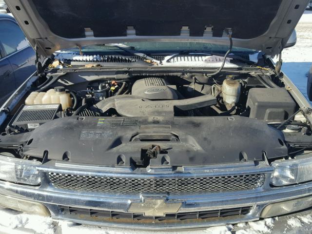 1GNEK13TX5J210139 - 2005 CHEVROLET TAHOE K150 SILVER photo 7