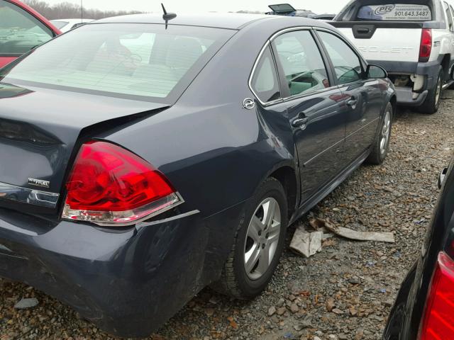 2G1WB57K691108111 - 2009 CHEVROLET IMPALA LS BLUE photo 4