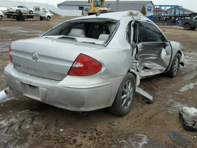 2G4WD582181125893 - 2008 BUICK LACROSSE C BLUE photo 4