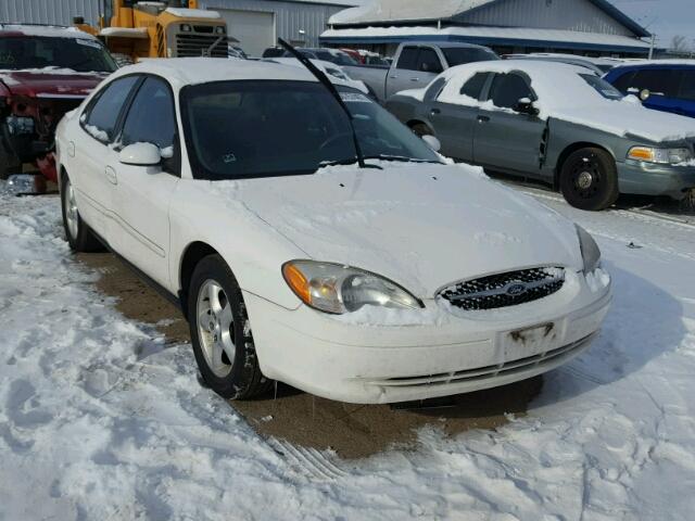 1FAFP55U6YA247212 - 2000 FORD TAURUS SES WHITE photo 1