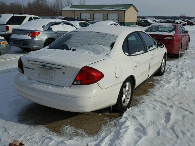 1FAFP55U6YA247212 - 2000 FORD TAURUS SES WHITE photo 4