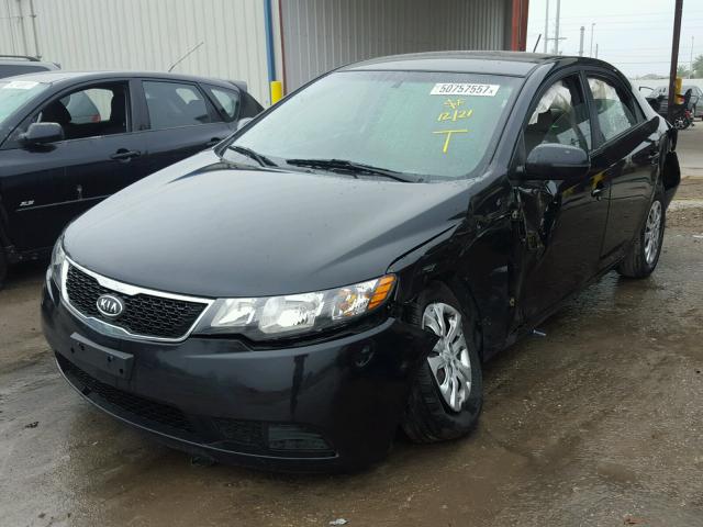 KNAFU4A29D5689824 - 2013 KIA FORTE EX BLACK photo 2