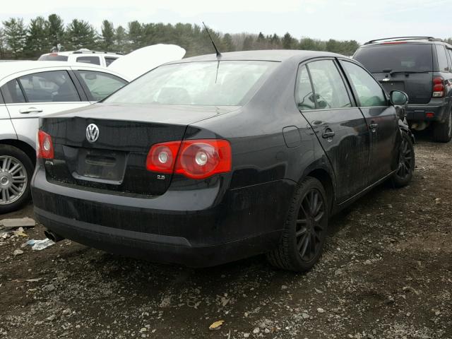 3VWPG71K47M085593 - 2007 VOLKSWAGEN JETTA 2.5 BLACK photo 4