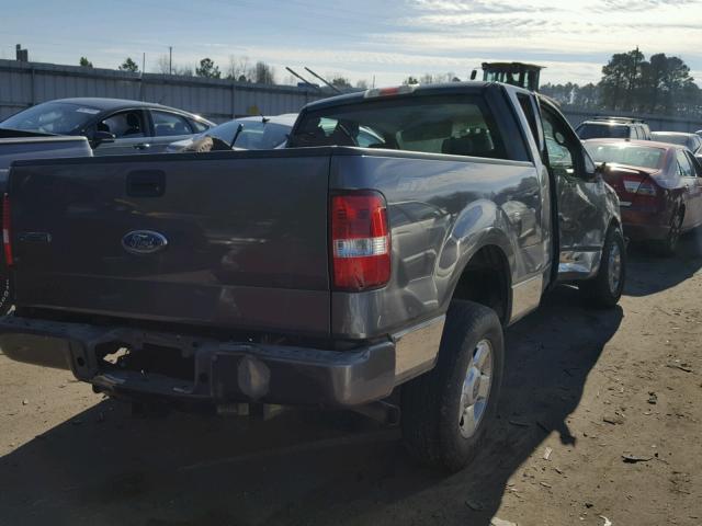 1FTRX12W14NA59903 - 2004 FORD F150 CHARCOAL photo 4