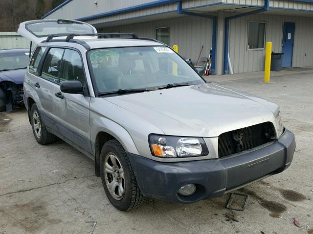 JF1SG63645H731665 - 2005 SUBARU FORESTER 2 SILVER photo 1