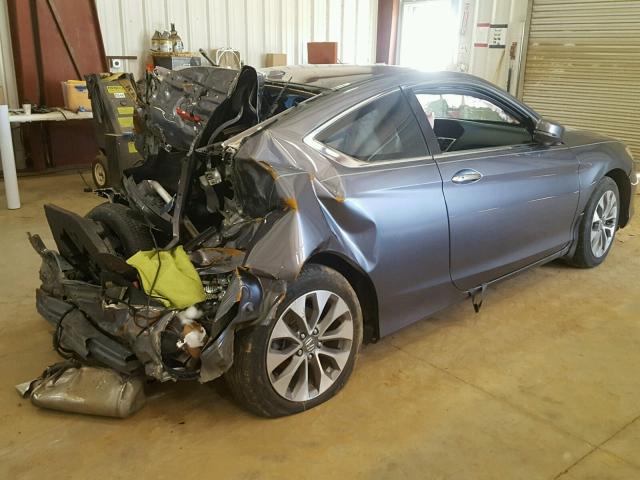 1HGCT1B88EA003549 - 2014 HONDA ACCORD EXL GRAY photo 4