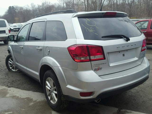 3C4PDDBG5ET224931 - 2014 DODGE JOURNEY SX SILVER photo 3