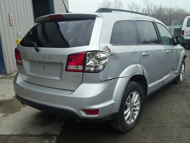 3C4PDDBG5ET224931 - 2014 DODGE JOURNEY SX SILVER photo 4