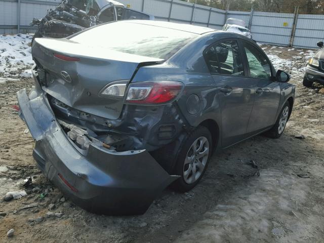 JM1BL1TG1D1722415 - 2013 MAZDA 3 I BLUE photo 4