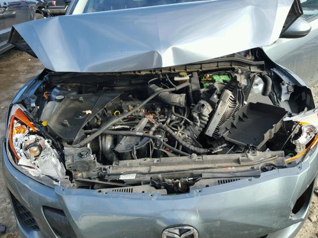 JM1BL1TG1D1722415 - 2013 MAZDA 3 I BLUE photo 7