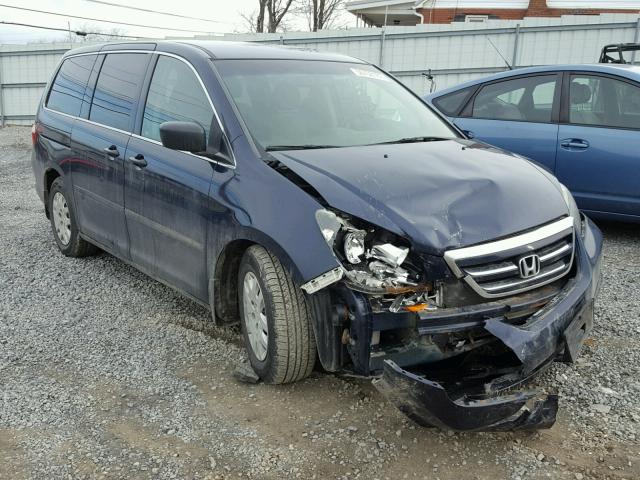 5FNRL38257B107790 - 2007 HONDA ODYSSEY LX BLUE photo 1