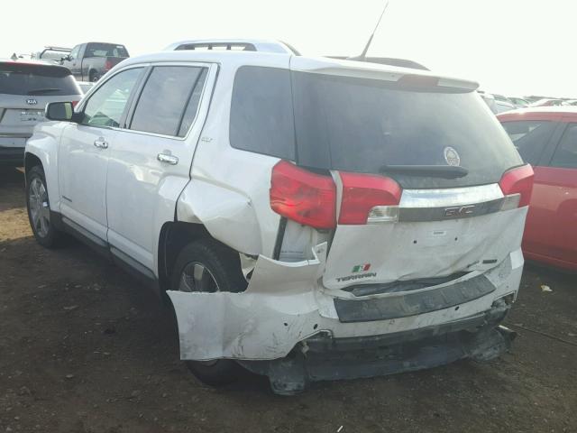 2CTFLXE54B6456306 - 2011 GMC TERRAIN SL WHITE photo 3