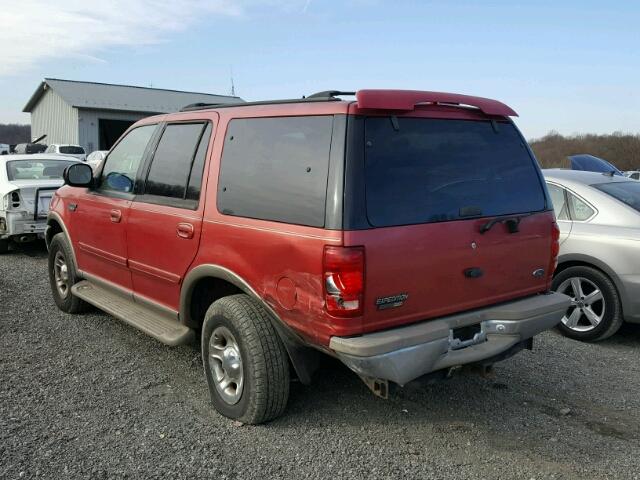 1FMPU18L5YLB37447 - 2000 FORD EXPEDITION RED photo 3