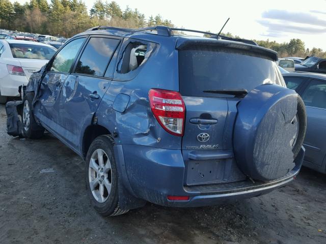 2T3DF4DV7AW037279 - 2010 TOYOTA RAV4 LIMIT BLUE photo 3