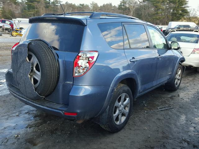 2T3DF4DV7AW037279 - 2010 TOYOTA RAV4 LIMIT BLUE photo 4