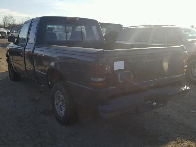 1FTCR14U4PPA80992 - 1993 FORD RANGER SUP BLUE photo 3