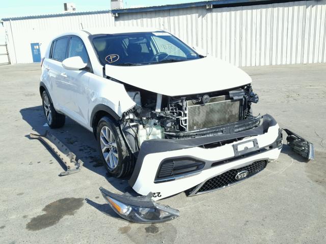 KNDPB3AC4F7691553 - 2015 KIA SPORTAGE L WHITE photo 1