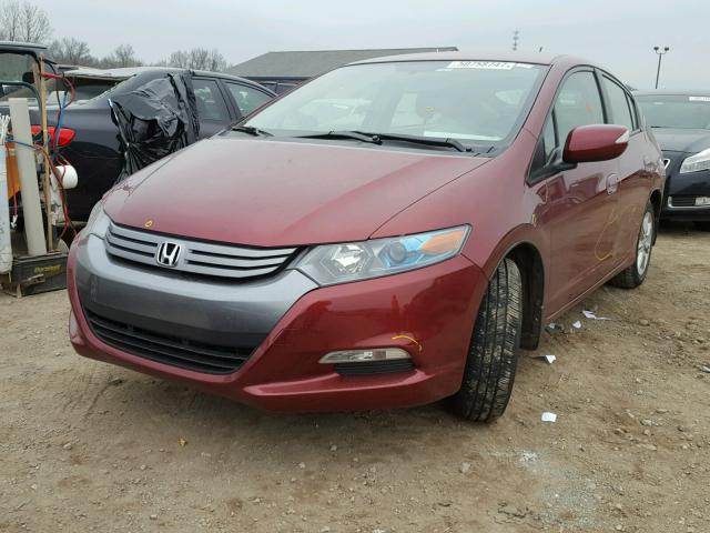 JHMZE2H7XAS029838 - 2010 HONDA INSIGHT EX RED photo 2