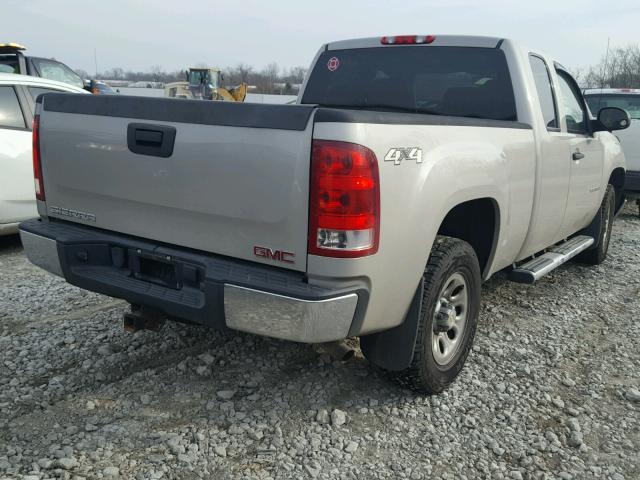 1GTEK19J99Z254882 - 2009 GMC SIERRA K15 TAN photo 4