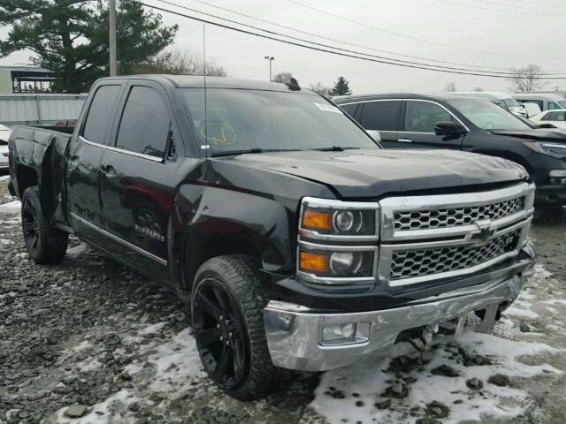 1GCVKSEC9FZ242160 - 2015 CHEVROLET SILVERADO BLACK photo 1