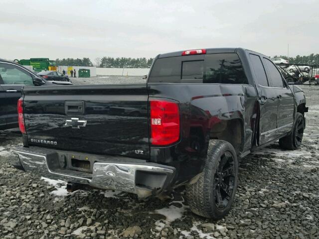 1GCVKSEC9FZ242160 - 2015 CHEVROLET SILVERADO BLACK photo 4