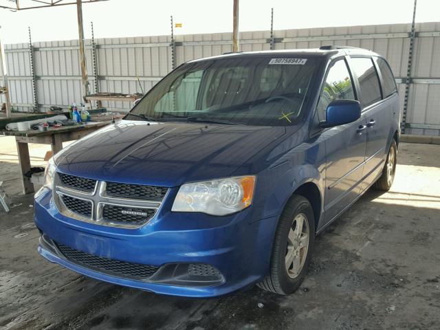 2D4RN3DG7BR731120 - 2011 DODGE GRAND CARA BLUE photo 2