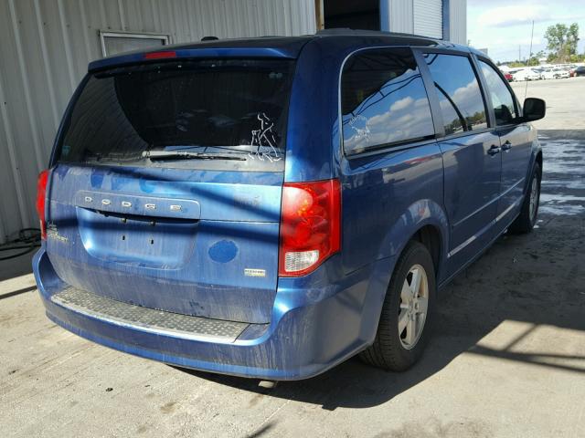 2D4RN3DG7BR731120 - 2011 DODGE GRAND CARA BLUE photo 4