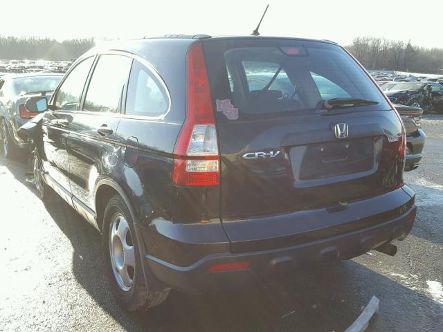 5J6RE48307L007189 - 2007 HONDA CR-V LX BLACK photo 3