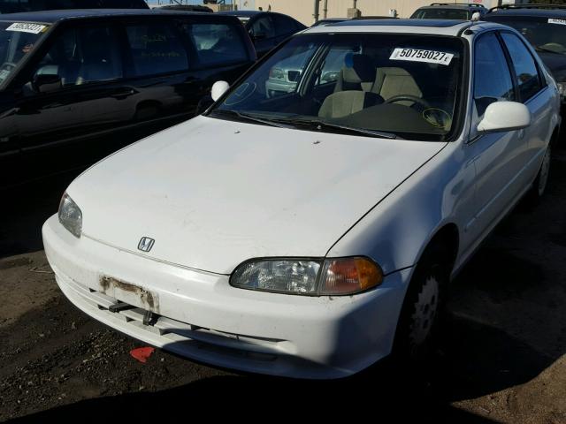 JHMEH9697SS009776 - 1995 HONDA CIVIC EX WHITE photo 2