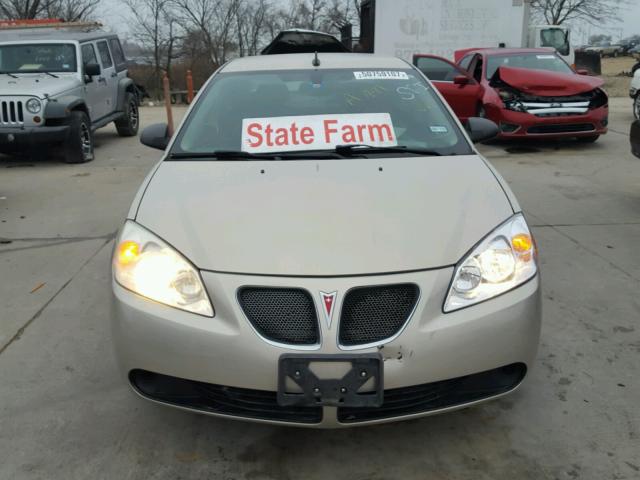 1G2ZG57B394128976 - 2009 PONTIAC G6 GOLD photo 9