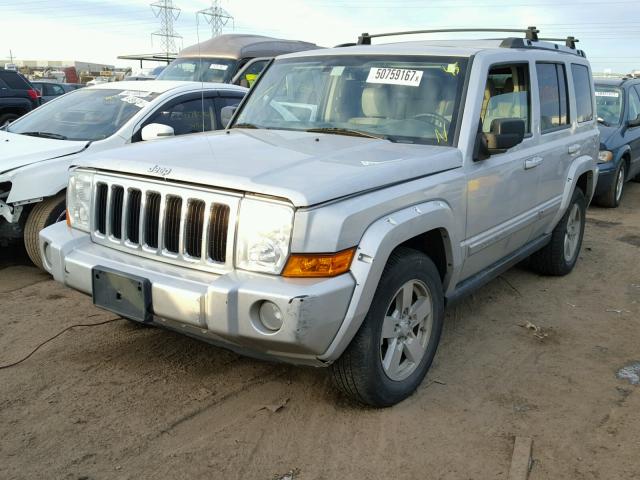 1J8HH58246C253434 - 2006 JEEP COMMANDER SILVER photo 2