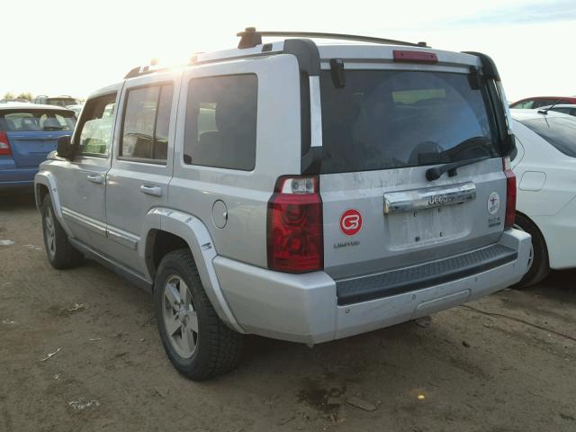 1J8HH58246C253434 - 2006 JEEP COMMANDER SILVER photo 3