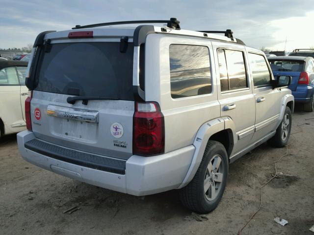 1J8HH58246C253434 - 2006 JEEP COMMANDER SILVER photo 4