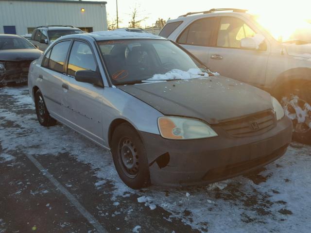 2HGES16221H514123 - 2001 HONDA CIVIC DX SILVER photo 1