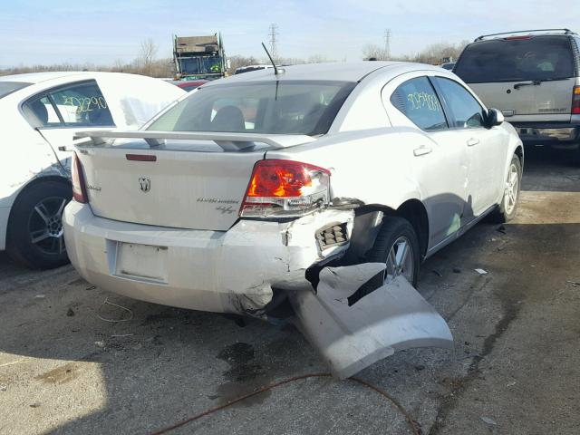 1B3CC5FB2AN216187 - 2010 DODGE AVENGER R/ SILVER photo 4